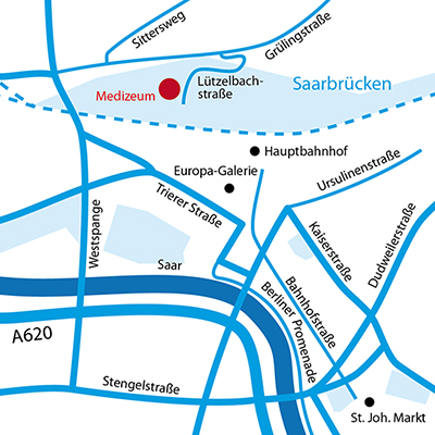 Humangenetik Saar Anfahrtsskizze Saarbrücken